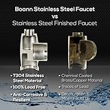 BOANN Priscilla 304ステンレススチール/蛇口 7.6" BNYBF-MO6-1S 1