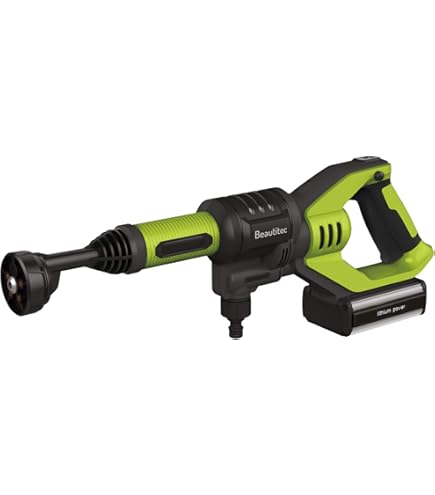 Amazon | コードレス 高圧洗浄機 8点セット BLUE CLEAN BC250