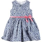 Carter's(カーターズ) サテンドレス ブルー ワンピース 9ヶ月【並行輸入】