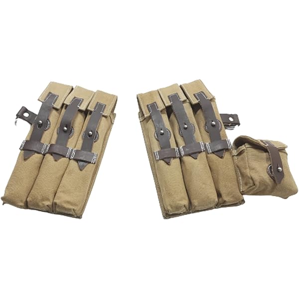 逸品】 ドイツYサスペンダーKar マガジンポーチベルトWW2