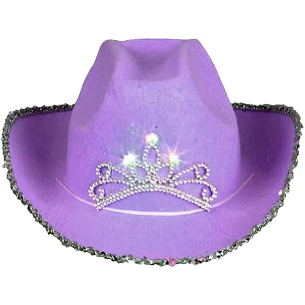 Parris Cowgirl Hat in Purple : Amazon 