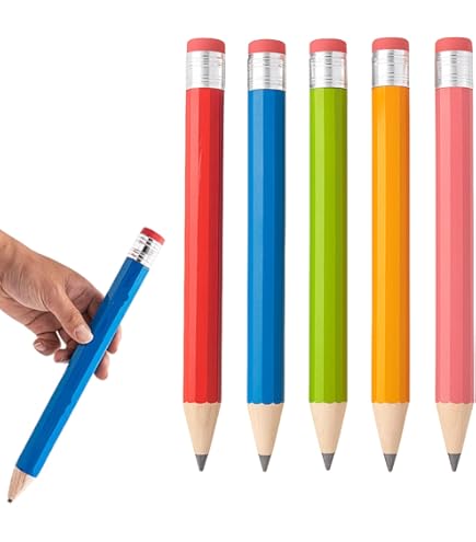 日本一大きい、鉛筆 Amazon | BUSHIBU 木製ジャンボ鉛筆 小道具/ギフト/装飾用 - 14インチ