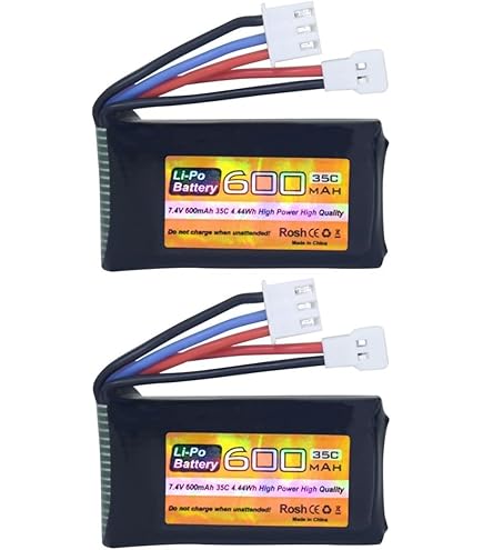Amazon.co.jp: FMS 車用アクセサリー Lipoバッテリー 2S 7.4V 380mAh