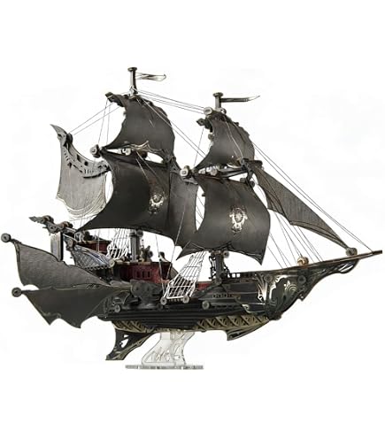 Amazon | 3D木製パズル 1/200 帆船 木製モデルキット 組み立て用 200個