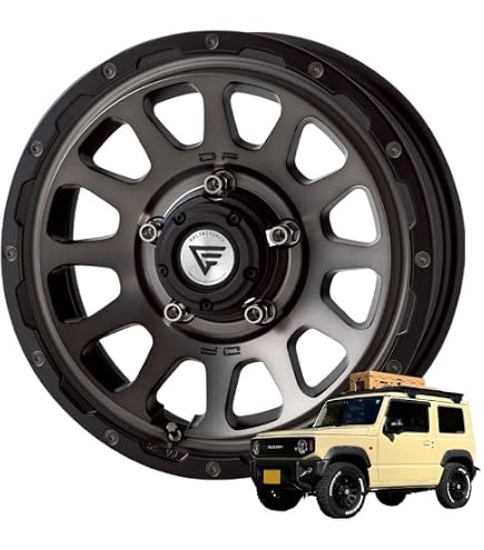 Amazon.co.jp: 【ジムニーシエラ】DELTA FORCE OVAL 16×6.0J 5/139.7-5