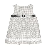 ヒロミチ　ナカノ【hiromichi nakano baby formal】 胸にリボンを使ったジャンパースカート (90ｃｍ, 千鳥：モノトーン（01）)