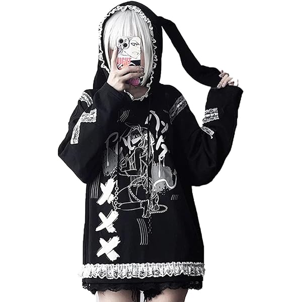 Amazon.co.jp: [Misswdd] 病みかわいい パーカー レディース