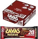 ザバス(SAVAS) プロテインバー ミルクチョコレート味 9本×1箱 たんぱく質20g ビタミン配合 明治