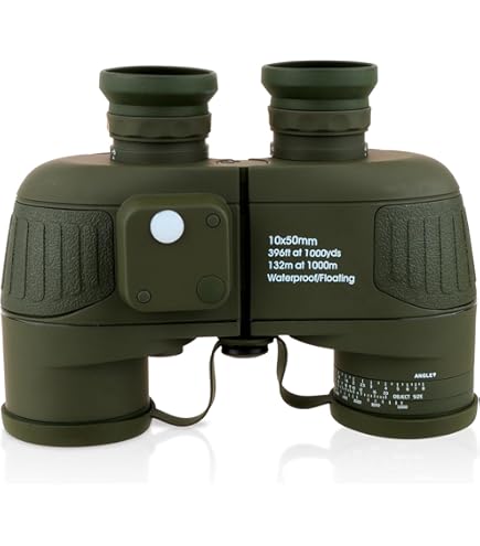 Amazon | 10x50防水防曇ミリタリーマリン双眼鏡 大人のセーリング
