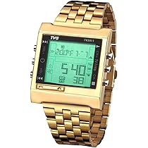 Amazon | 電子時計 TVG ミリタリー スポーツ LED ウォッチ デジタル TV  