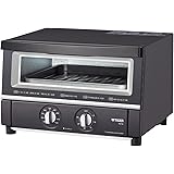 タイガー魔法瓶(TIGER) オーブントースター 断熱Wガラス 温度調節機能 30分タイマー トースト3枚 1300W マットブラック KAT-B131KM