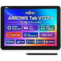 ARROWS Tab Core i3 第7世代 ノートPC フルHD Amazon.co.jp: 【整備済み品】富士通 ARROWS Tab V727/V 12.3型