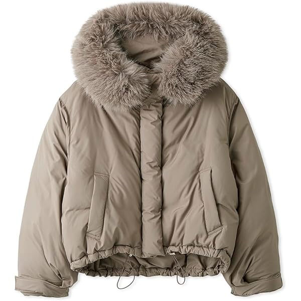 Amazon.co.jp: [スナイデル] 西川フードファーショートダウン