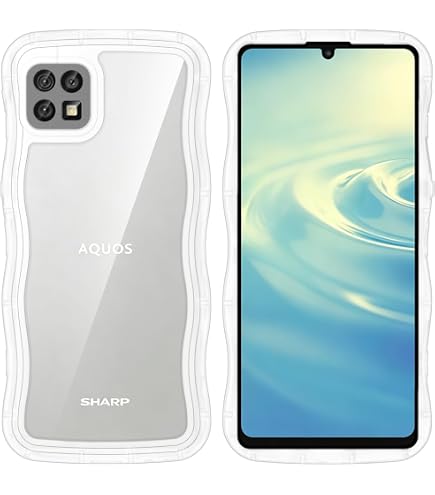 Amazon.co.jp: Aquos Sense6用ケースクリア リング付き SHG05/SH-54B