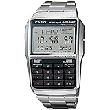 [CASIO] カシオ DATA BANK データバンク デジタル 腕時計 DBC-32D-1A メンズ シルバー メタルバンド 海外モデル [並行輸入品]