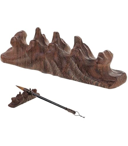 枝梅鳥銅鎏金筆置き 枝梅鳥銅鎏金筆置き