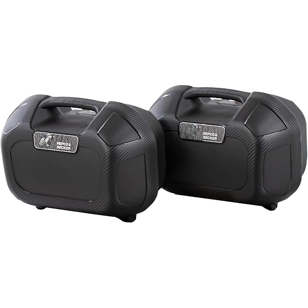 Amazon | [Hepco&Becker] サイドバッグ 容量：19L ブラック,グレー 