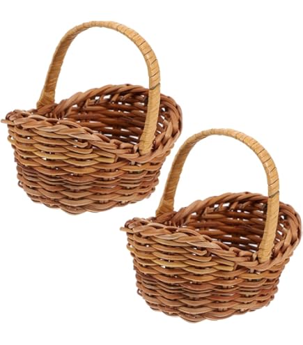 387  ◆canonさま専用◆ミニチュア編み物バスケットセット♡ 387 ◇canonさま専用◇ミニチュア編み物バスケットセット♡