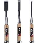 鑿   のみ勝   追入    18㎜２本と大内  ２１㎜１本 Amazon | 新潟精機 剣匠 日本製 追入のみ 18mm | のみセット