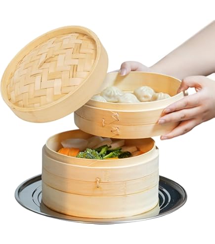 Amazon | せいろ蒸し器 蒸し板【高さ調整輪 断熱手袋 シート100枚