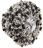 Atlas Homewares 3184 1.5-Inch Beaded Knob from the Bollywood Beauties, Black and White [並行輸入品]