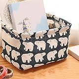 新しいファブリック折りたたみ式ストレージビンクローゼットトイボックスコンテナオーガナイザーバスケット