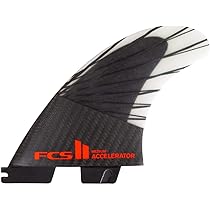 FCS ACCELERATOR サーフィン フィン サイズS（ツインセット） FCS2 エフシーエスツー PC AM TWIN＋STUB アルメリック
