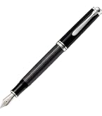 Amazon | Pelikan ペリカン 万年筆 F 細字 スーベレーン ブラック