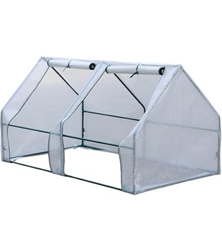 Amazon.co.jp: Yeziner ビニールハウス 温室 小型 横長 幅180cm