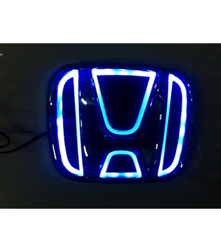Amazon | ホンダ 5D LEDエンブレム 交換式 フロント用 リア用 車載用品 