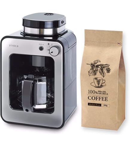 Amazon | SIROCA 全自動コーヒーメーカー 「siroca crossline」（4杯分 