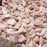 天然石 砕石砂利 パウダーピンク 1-2cm 30kg