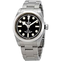 Amazon | Tudor ブラックベイ 自動巻き 32mm ブラックダイヤル