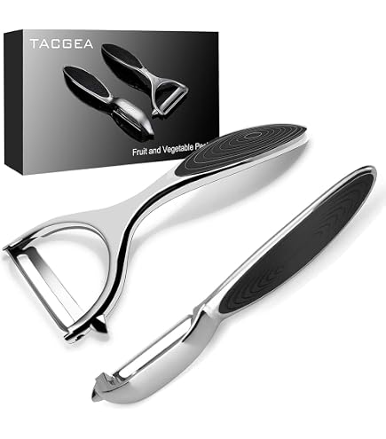 Kitchen Vegetable Peeler, 3 Piece Premium Stainless Steel Trio Vegetable and Fruit Peeler