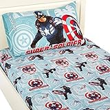 Marvel Captain America-2 Winter Soldier Sheet Set, Twin [並行輸入品]
