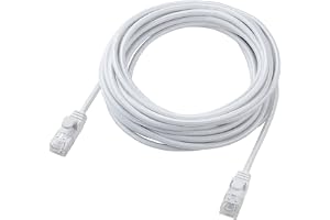 エレコム LANケーブル CAT6A 5m 爪折れ防止 メッシュケーブル ホワイト ECLD-GPAM/WH50