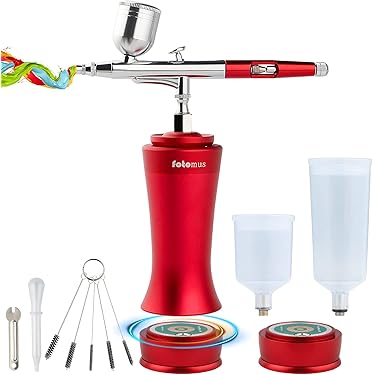 【❤超豪華フルセット❣プロ愛用の抜群な性能性♪❤】エアブラシ＆コンプレッサー 61TE0--acrL._AC_UL210_SR210,