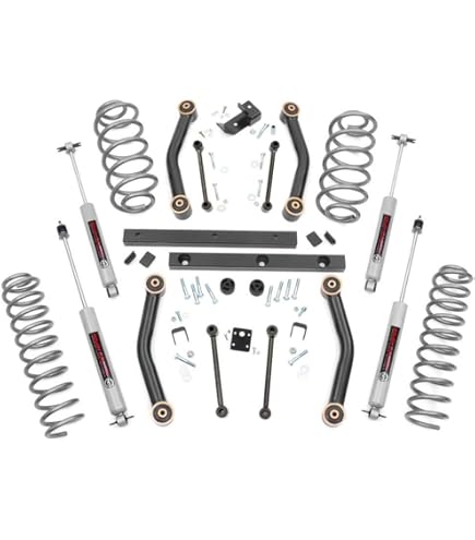 Amazon | Rough Country 1.5-3.5インチ N3 リアショック 18-24 ジープ