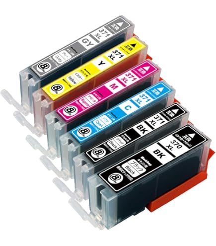 Canon 371 370XL インクカートリッジ 6色マルチパック 4個セット Amazon.co.jp: キヤノン 旧モデル Canon 純正 インクカートリッジ BCI