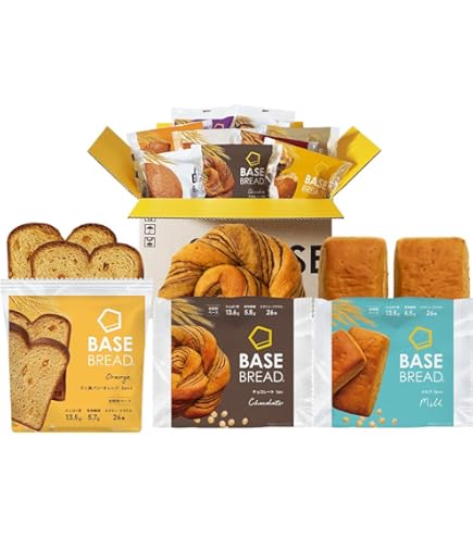 Amazon | 【腹持ち・ボリューム◎】ベースブレッド 6種 6袋 パン