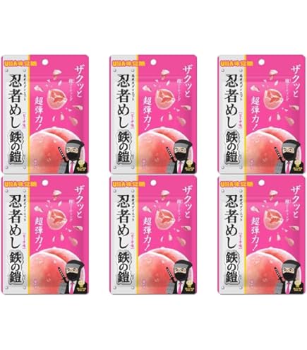 Amazon | 5個セット【忍者めし 鉄の鎧・グレープ味 】UHA 味覚糖 忍者