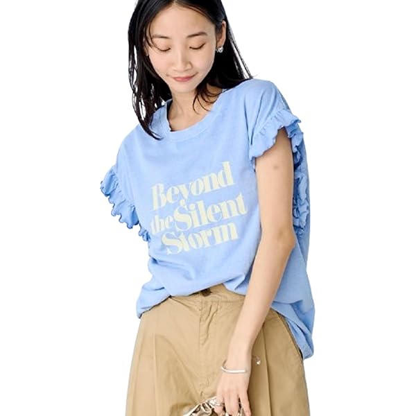Amazon | [ローズティアラ] 接触冷感/綿100/手洗いOK フリルカットソー