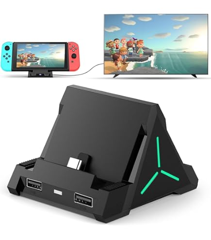 Nintendo Switch 本体と3in1多機能 switchドック Amazon.co.jp: 3in1多機能switchドック Unitek 充電しながら