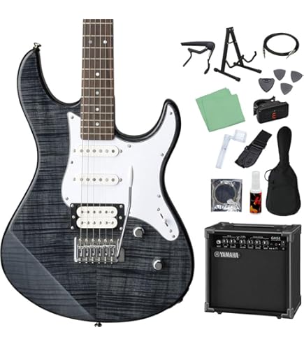 Amazon | YAMAHA PACIFICA212VFM TBL エレキギター 初心者14点セット