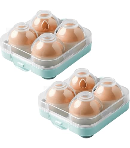 COOK CONCEPT, KB6799 Plastic Egg Holder, Airtight, Lightweight And Strong, Easy To Clean, Ideal For Storage, Size: 6 Eggs, Colour: Clear