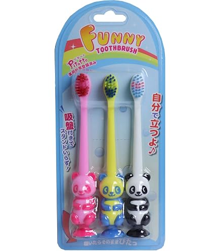 Amazon.co.jp: Flores Tulip Toothbrush with Suction Cup Candy Pink