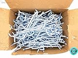 skemidex - 100 pc 4 " x 1 /4 " PegボードフックシェルフハンガーキットガレージストレージHanging設定4 " x 1 /4 "クロームフック。Heave Duty、