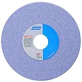 Norton 32A100-KVBE Type 01 Vitrified Straight Toolroom Grinding Wheel, Aluminum Oxide, 7" Diameter x