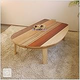 こたつ COUS2クス 変型 135cm 幅135cm 奥行90cm 高さ39.5cm 5色突板 WOODPATTERN 楕円 長方形 座卓 コタツ 暖房テーブル 洋室 和室に合う炬燵 家具調コタツ 北欧風ジャパニーズデザイン リビングテー