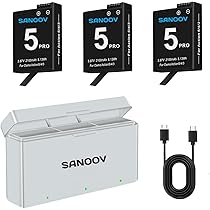 Amazon | SANOOV for DJI Action 6/Osmo 360/Action 5 Pro/4/3